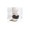 Brabantia 128264 bread box Rectangular Black, Wood