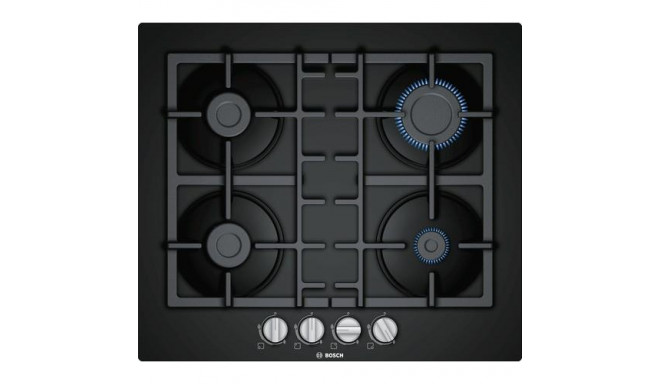 Bosch Serie 4 PNP6B6B90 hob Black Built-in 60 cm Gas 4 zone(s)
