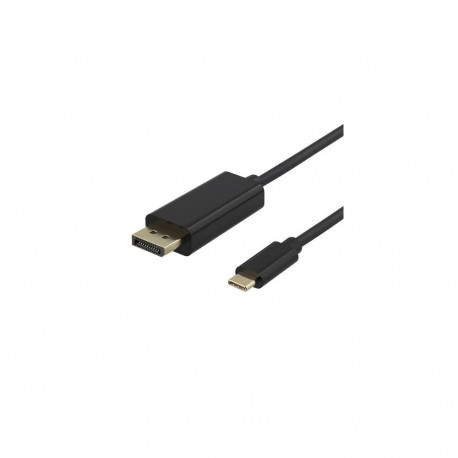 Deltaco USBC-DP100 video cable adapter 1 m USB Type-C DisplayPort White