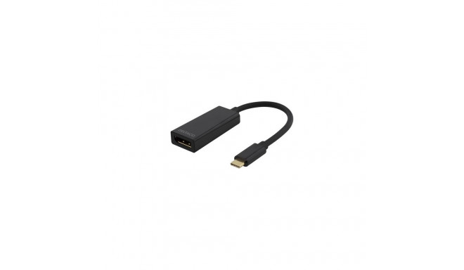 Deltaco USBC-DP USB graphics adapter 4096 x 2160 pixels Black