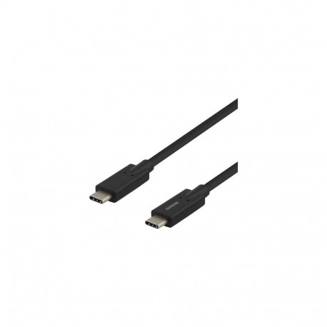 Deltaco USBC-1503M USB cable USB 3.2 Gen 1 (3.1 Gen 1) 2 m Black