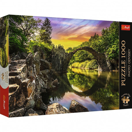 TREFL Premium Plus Puzzle Rakotz Bridge in Kromlau, Germany, 1000 pcs
