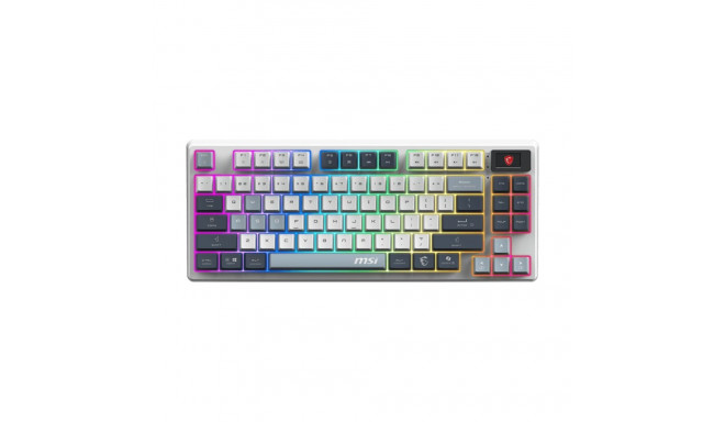 MSI FORGE GK600 TKL juhtmevaba sky mänguklaviatuur juhtmevaba US Bluetooth 2.4 GHz Bluetooth USB 2.0