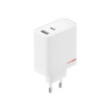 OnePlus SUPERVOOC 80W GaN kahe USB-A + USB-C reisilaadija + USB-C/USB-C kaabel valge