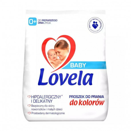 Lovela Baby hüpoallergeenne pesupulber beebi- ja lasteriietele värviline 1.3kg