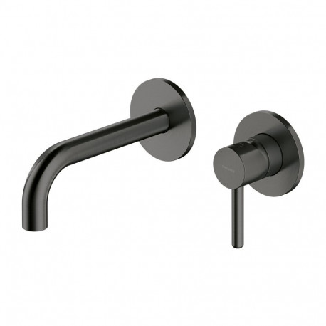 Concealed washbasin mixer Omnires Y1215HGR, graphite