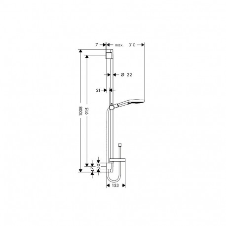 Shower set Hansgrohe 26631000