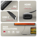 I/O ADAPTER USB-C TO HDMI/0.16M RVC-HI8KPD AXAGON