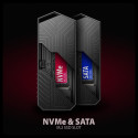 EEM2-GAM USB-C enclosure Gen2 M.2 NVMe/SATA SS