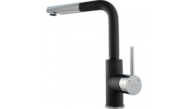mixer koos välise voolikuga Kernau KWT 06A PO 60007 must metallik