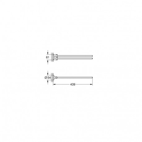 Towel holder Grohe Essentials 40371001