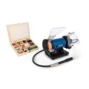 Electric sharpener Scheppach HG35 flexible shaft and accessories