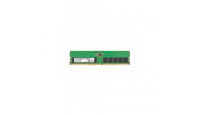 Server Memory Module|MICRON|DDR5|16GB|UDIMM/ECC|5600 MHz|CL 46|1.1 V|MTC10C1084S1EC56BR