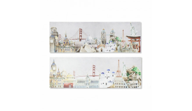 Kangas DKD Home Decor Kangas Puit MDF 90 x 2 x 30 cm