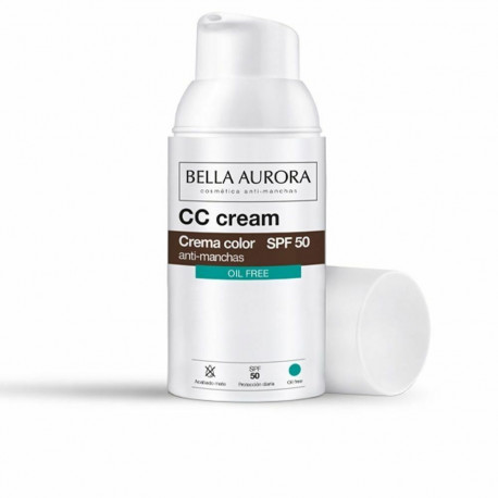 CC Cream Bella Aurora Spf 50 Ilma õlita (30 ml)