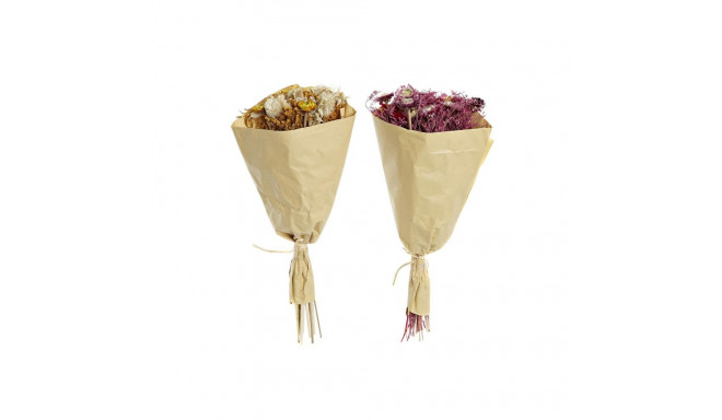 Bunch DKD Home Decor Fuchsia Yellow Dried flower (20 x 12 x 50 cm) (2 Units)