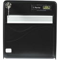 Kirjakast Burg-Wachter   36,5 x 28 x 31 cm Must Plastmass