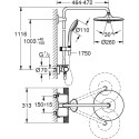 Dušikolonn Grohe VITALIO SYSTEM 260