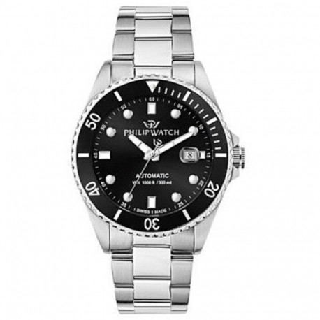 Meeste Kell Philip Watch R8223216009 Must Hõbedane