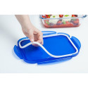 Food Preservation Container Pyrex Blue Transparent Rectangular 800 ml