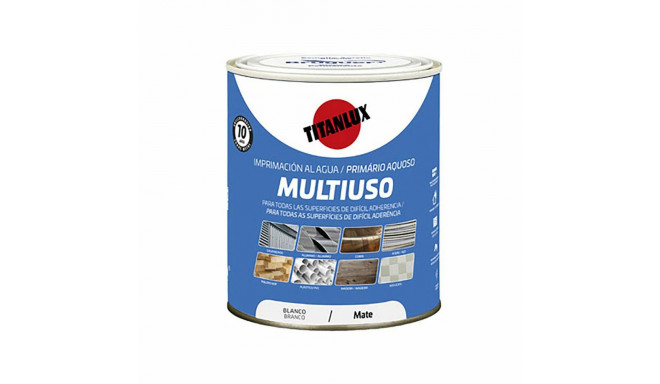 Kruntvärv Titanlux Valge Matt 750 ml