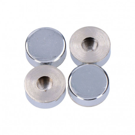 Furniture trim EDM 85291 Brass Ø 18 mm Threaded (4 Units)