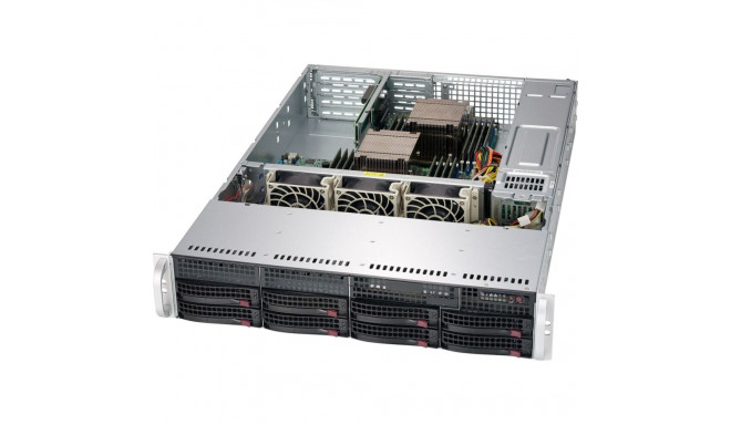 ATX Semi-tower Korpus Supermicro CSE-825TQC-R802WB Must Hall