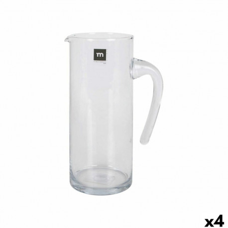 Jug La Mediterránea Toscana Glass 1 L (4 Units)