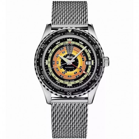 Ladies' Watch Mido OCEAN STAR DECOMPRESSION WORLDTIMER Silver