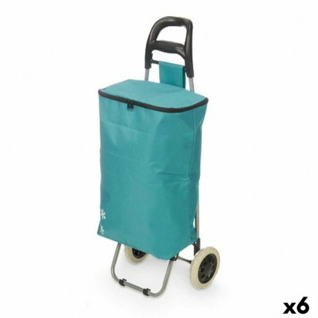 Shopping cart Kinvara RS-020 NO.45 RS-020 NO.45 Turquoise 32 L 94 x 9 x 34,5 cm (6 Units)