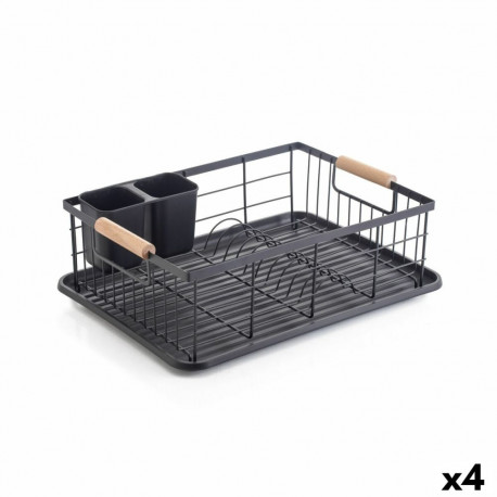 Draining Rack for Kitchen Sink Quttin (4 Units)