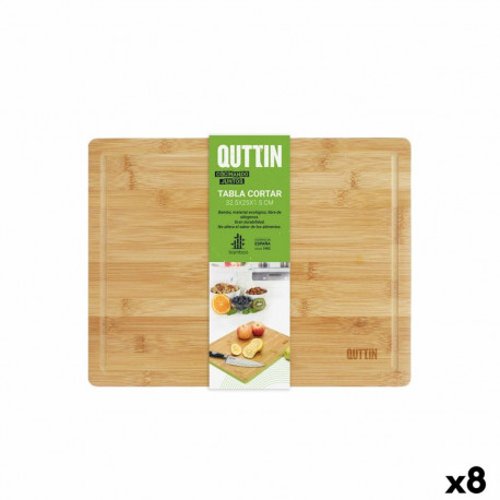 Cutting board Quttin 32,5 x 25 x 1,5 cm (8 Units)