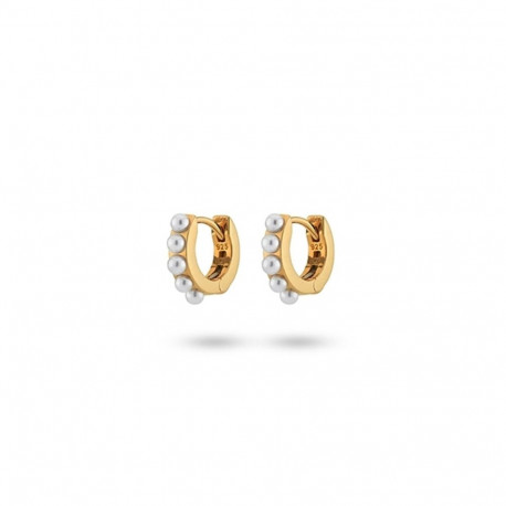 Ladies' Earrings 24KAE 42419Y Golden