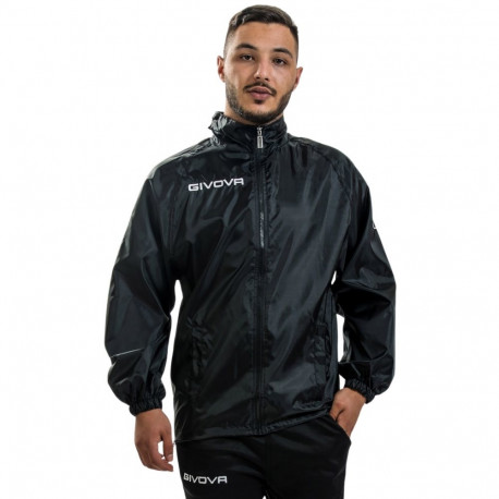 Kurtka Givova Rain Basico czarna RJ001 0010 XL