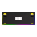 Mänguriklaviatuur Lorgar KBP70TKLW Wireless TKL mech RGB, kollane