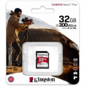 Kingston mälukaart SDHC 32GB Canvas React Plus UHS-II U3 V90