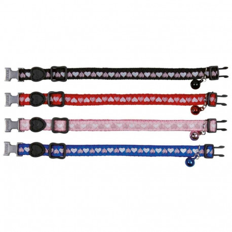 Cat collar, nylon, random colour