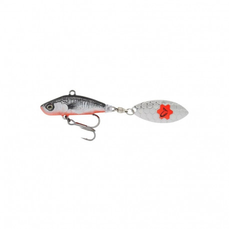 SavageGear 3D Sticklebait Tailspin 6.5cm/9g/1-3m Black Red