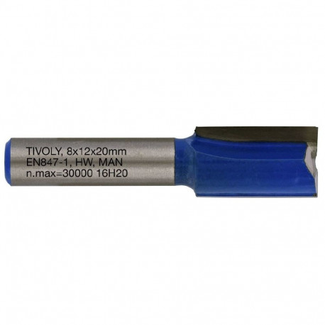 Sõrmfrees 12x8 mm, 8mm saba
