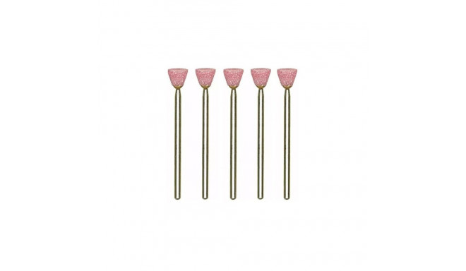 Corundum grinding bits, cone, 5 pcs.