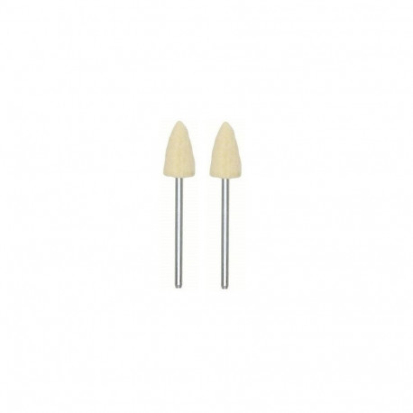 Felt Polishers, bullet-shape, 2 pcs.