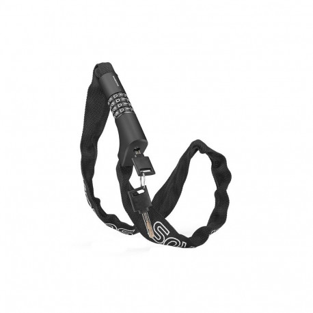 Rockbros Combination and key bike lock, 0.95 m, black