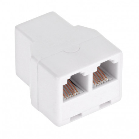 Telefoniliitmik 6P6C pesa–2×pesa (10 tk)