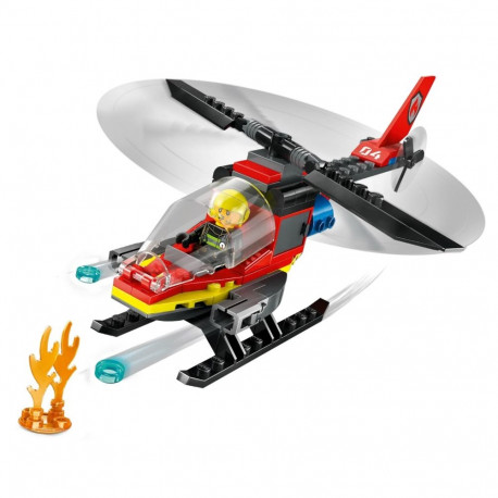 Construction Set - LEGO CITY Fire Rescue Helicopter 60411