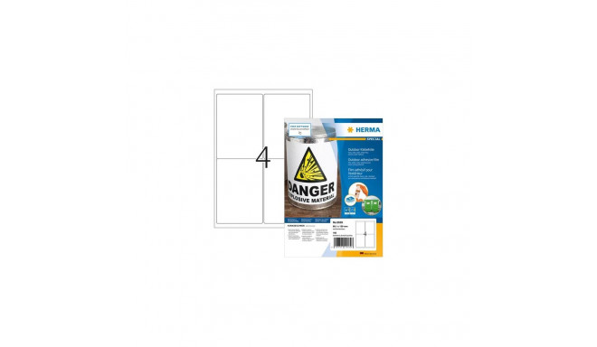 HERMA 9539 self-adhesive label Rectangle White 160 pc(s)
