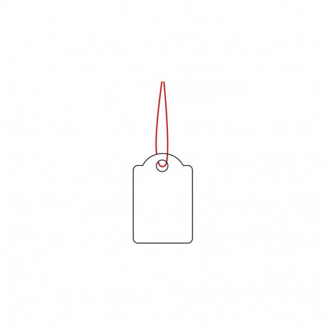 HERMA Strung marking tags 15x24 mm with red string 1000 pcs.