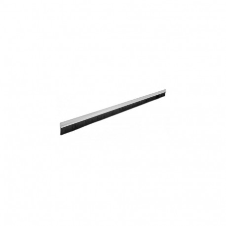DeLOCK Brush strip 40 mm with aluminium profile straight - length 1 m