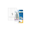 HERMA File labels A4 34x297 mm white paper matt opaque 125 pcs.