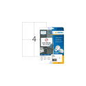 HERMA Removable labels A4 105x148 mm white Movables/removable paper matt 100 pcs.