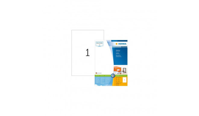 HERMA Labels Premium A4 210x297 mm white paper matt 200 pcs.